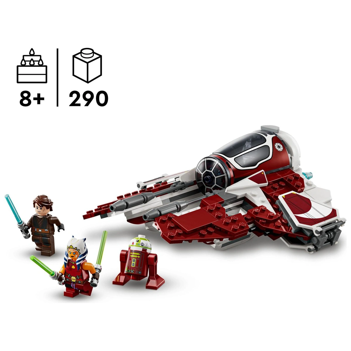 LEGO Star Wars Ahsoka's Jedi Interceptor Building Toy 75401