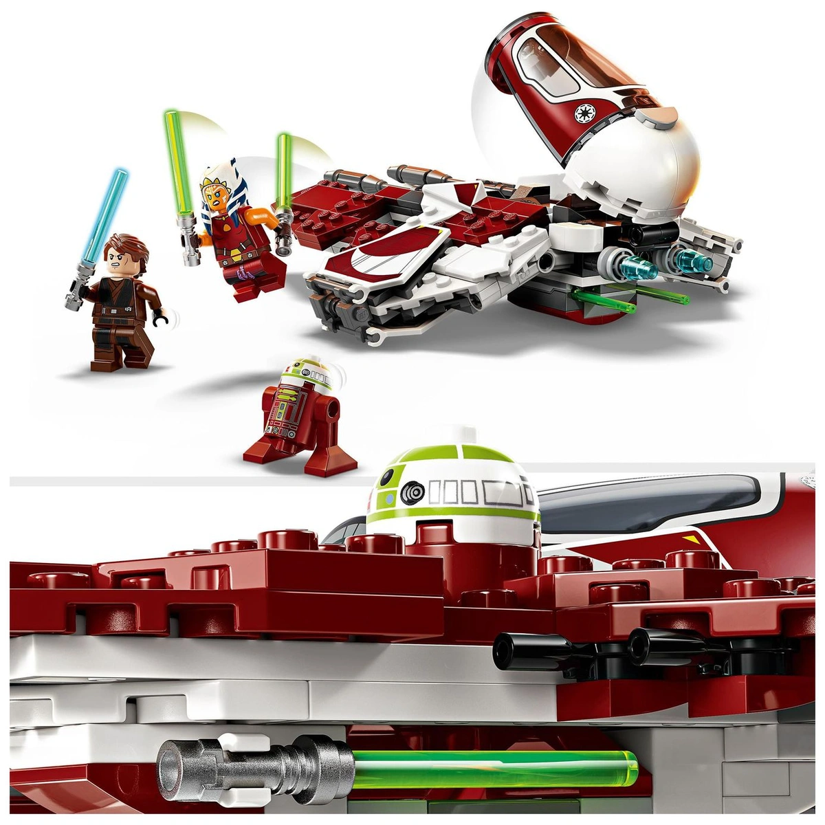 LEGO Star Wars Ahsoka's Jedi Interceptor Building Toy 75401