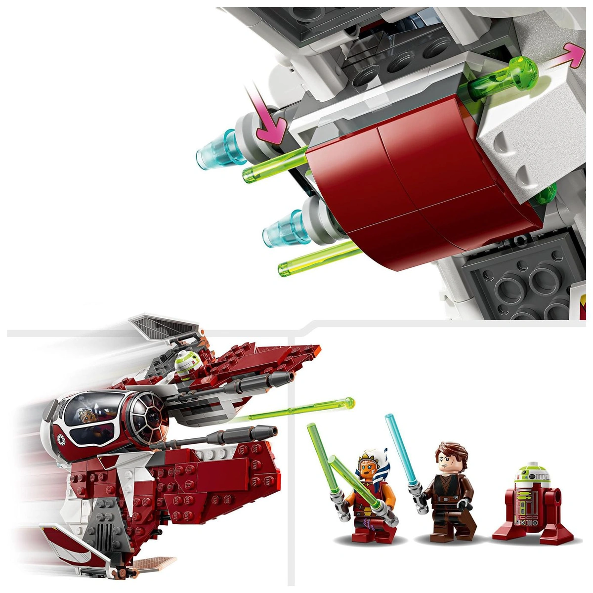 LEGO Star Wars Ahsoka's Jedi Interceptor Building Toy 75401