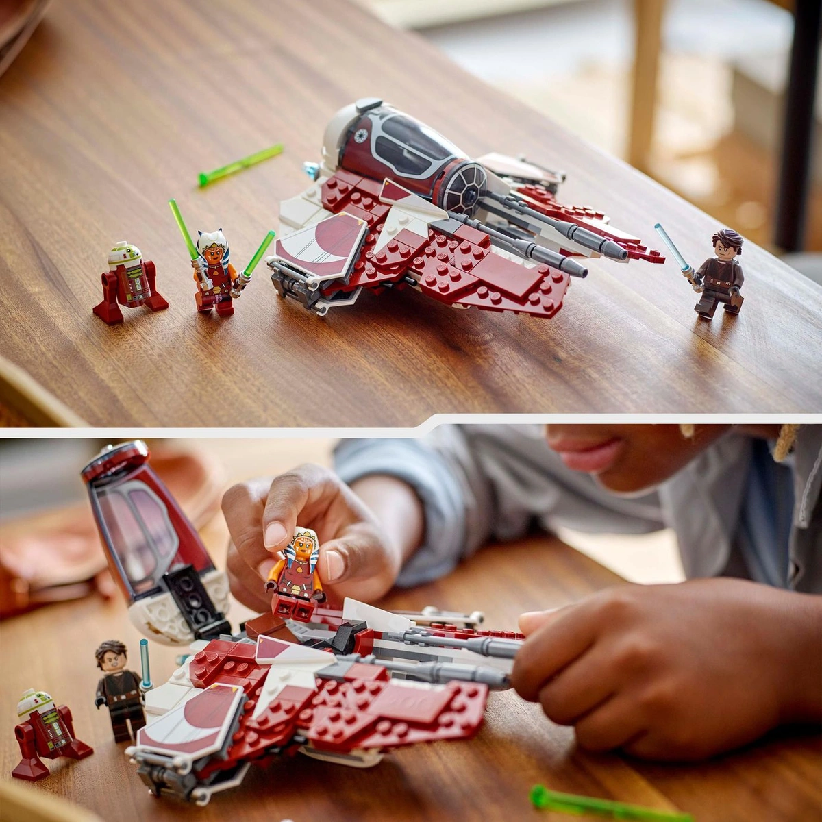 LEGO Star Wars Ahsoka's Jedi Interceptor Building Toy 75401