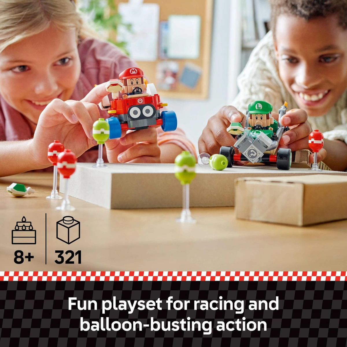LEGO Super Mario Kart – Baby Mario vs. Baby Luigi 72034