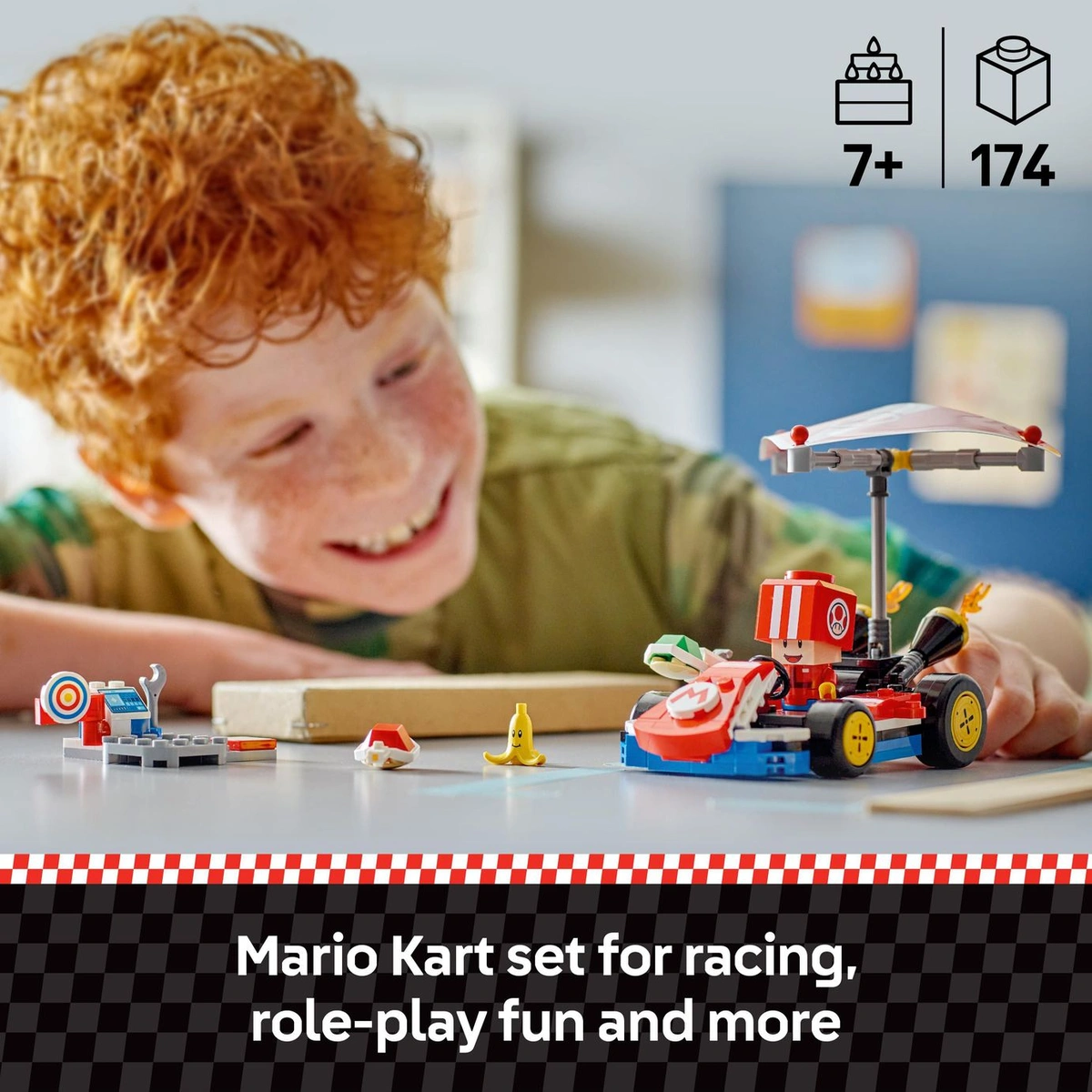 LEGO Super Mario: Mario Kart – Standard Kart Toy Set 72032