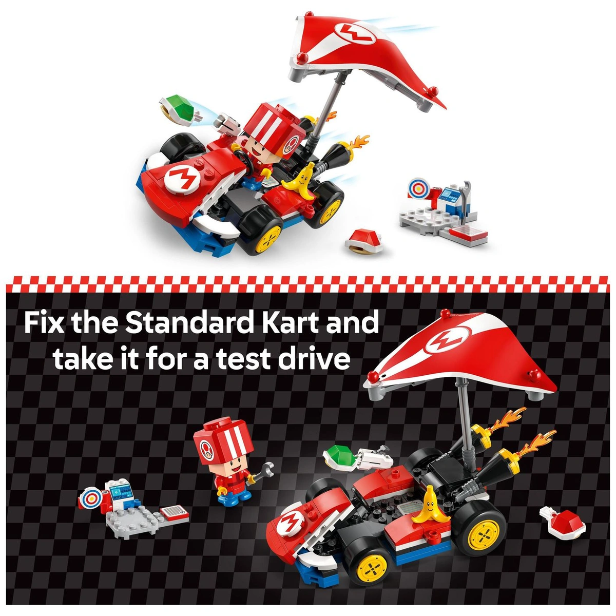 LEGO Super Mario: Mario Kart – Standard Kart Toy Set 72032