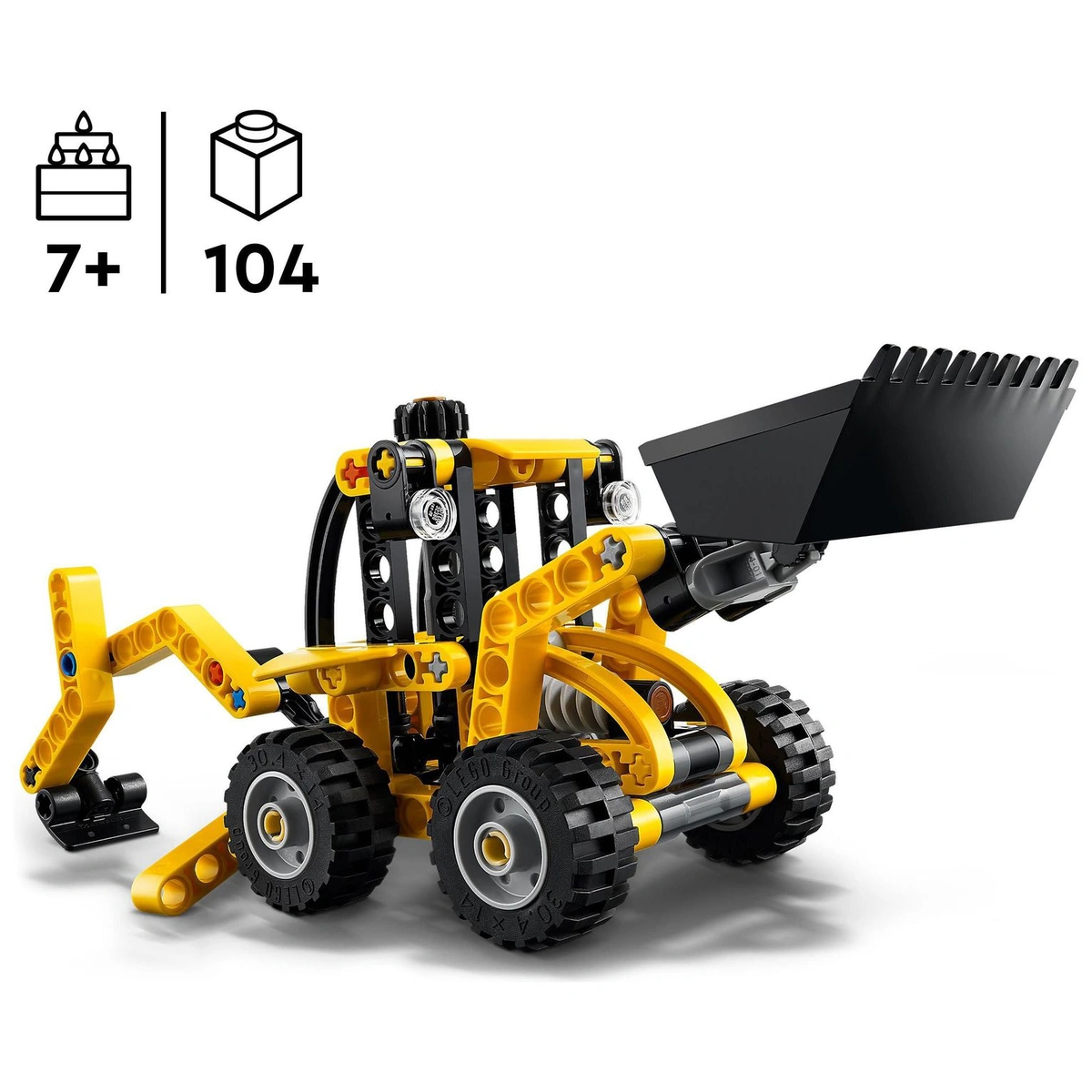 LEGO Technic Backhoe Loader Construction Vehicle Toy 42197