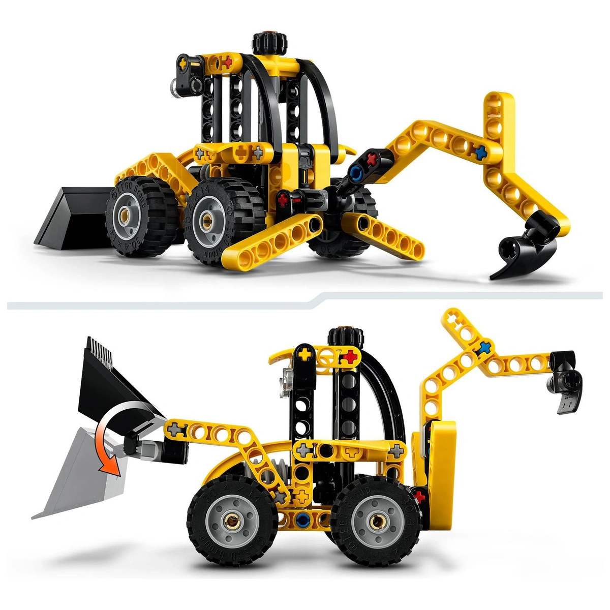 LEGO Technic Backhoe Loader Construction Vehicle Toy 42197