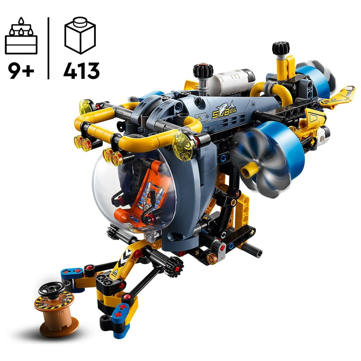 LEGO Technic Deep-Sea Research Submarine Building Toy 42201
