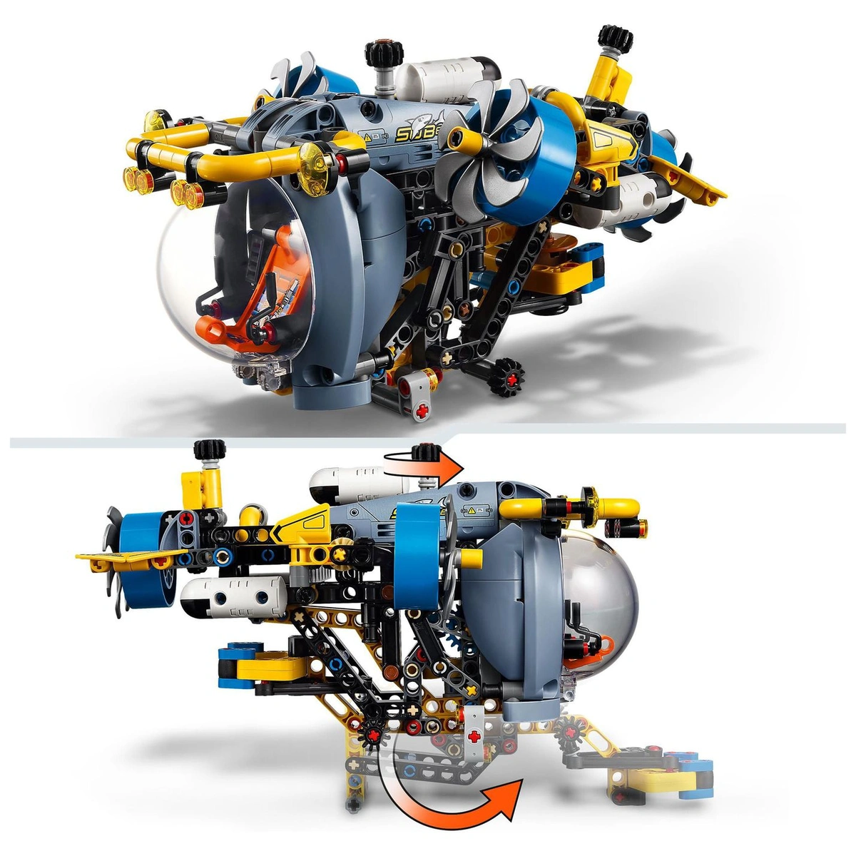 LEGO Technic Deep-Sea Research Submarine Building Toy 42201