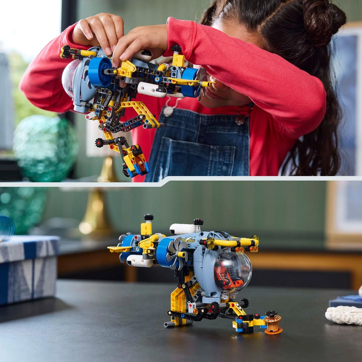 LEGO Technic Deep-Sea Research Submarine Building Toy 42201