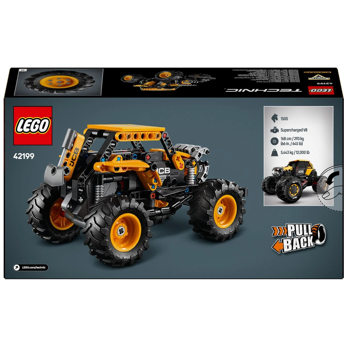 LEGO Technic Monster Jam DIGatron Pull-Back Truck Toy 42199