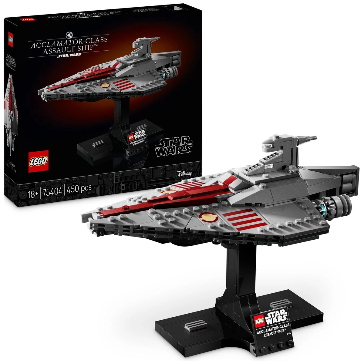 LEGO Star Wars Acclamator-Class Assault Ship Model Set 75404