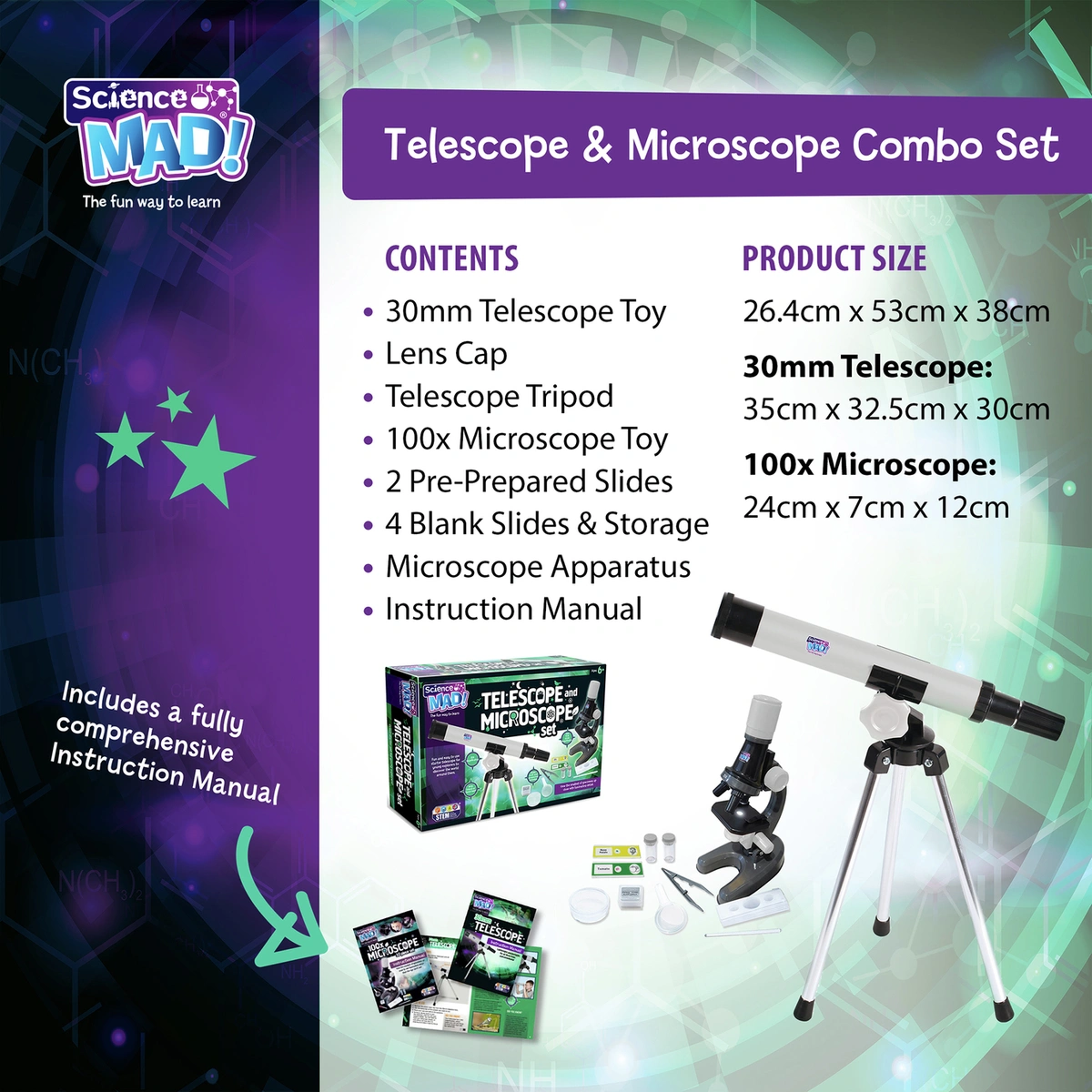 Science Mad Telescope and Microscope