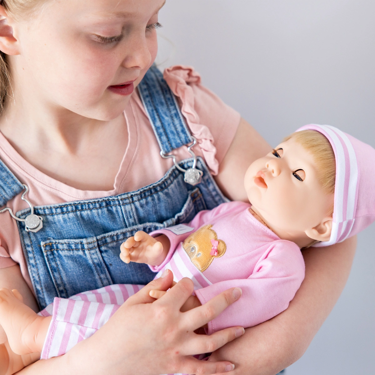 Tiny Treasures Teddy Gift Set -44cm Baby Doll