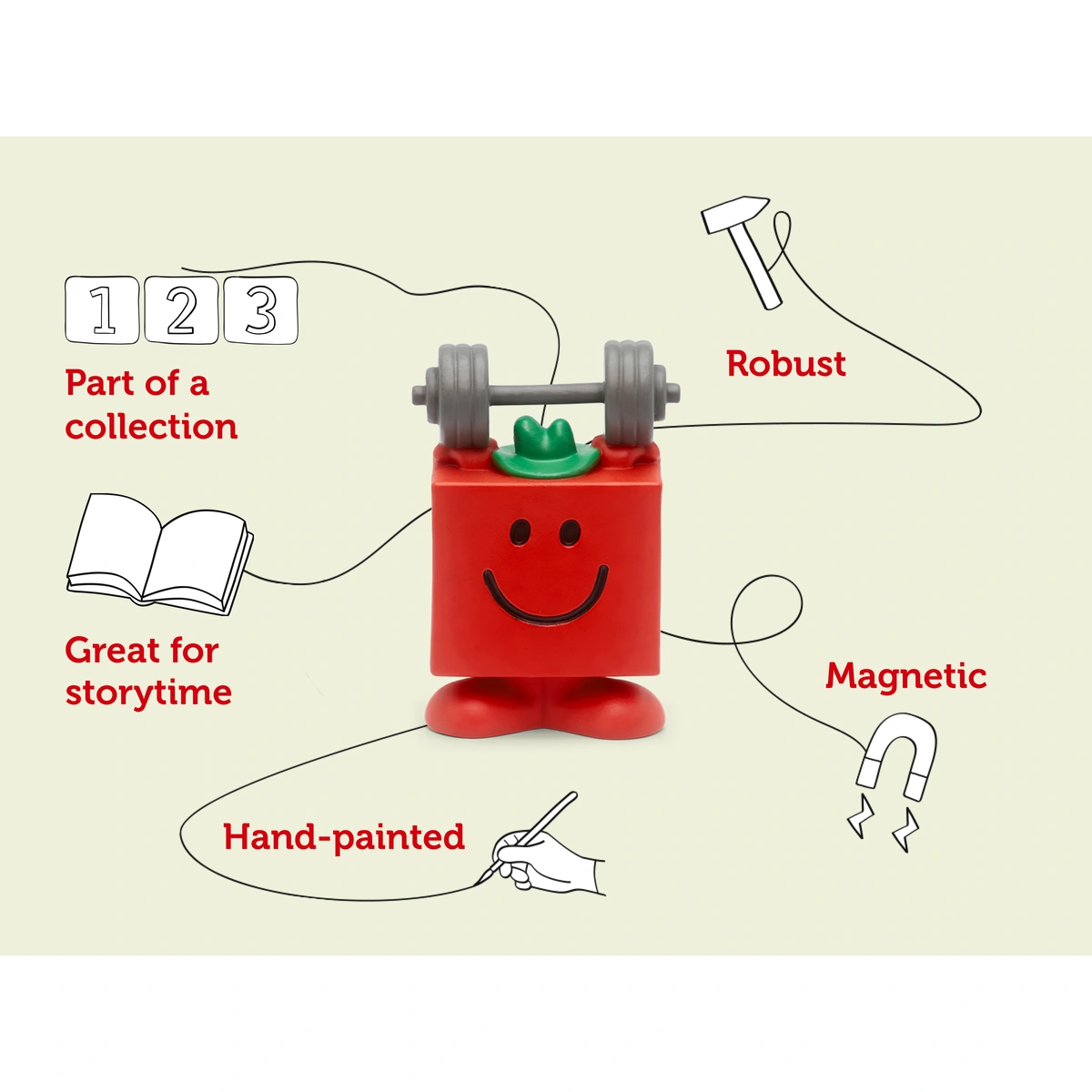 tonies Mr Men Mr Strong Audio Classic Tonie Character
