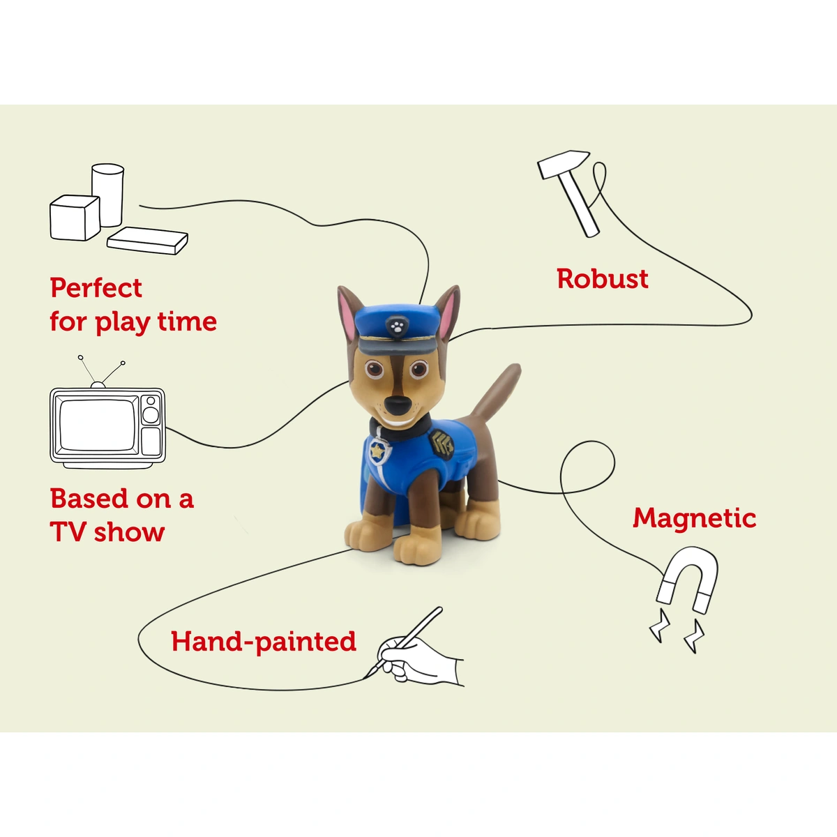 tonies Paw Patrol Chase Audio Classic Tonie Character