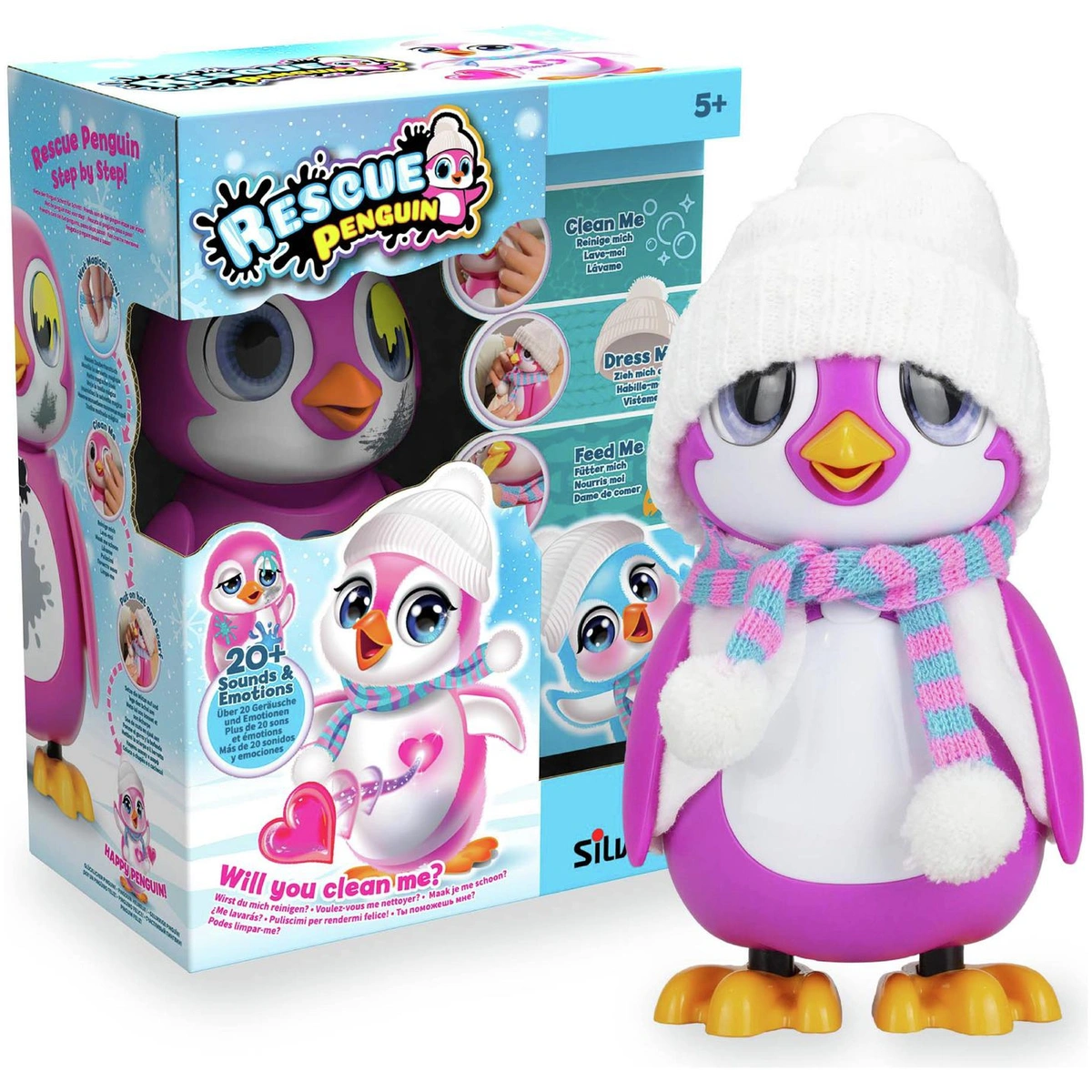 Silverlit Rescue Penguin Interactive Pet
