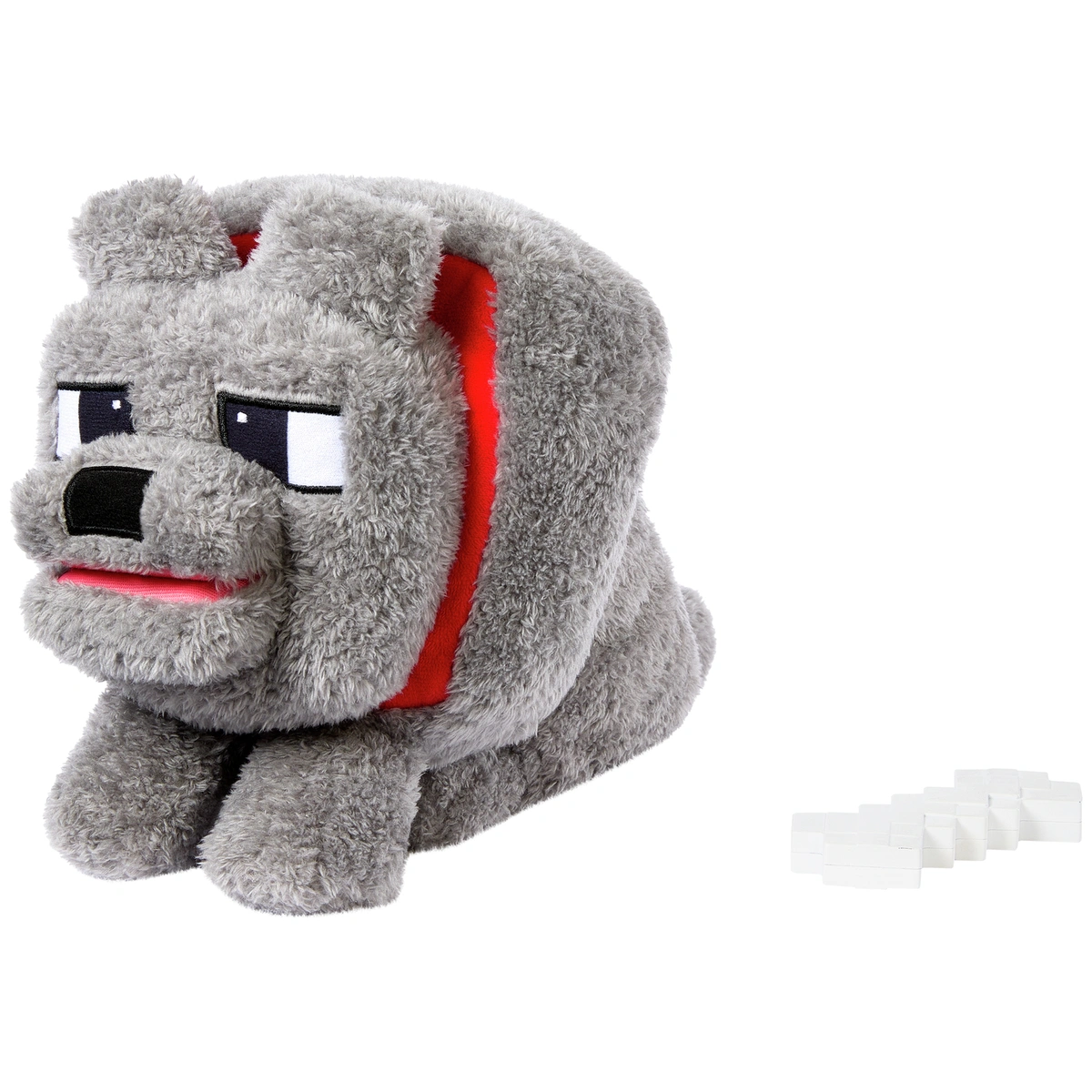 Minecraft Movie Dennis Plush Interactive Toy & Bone