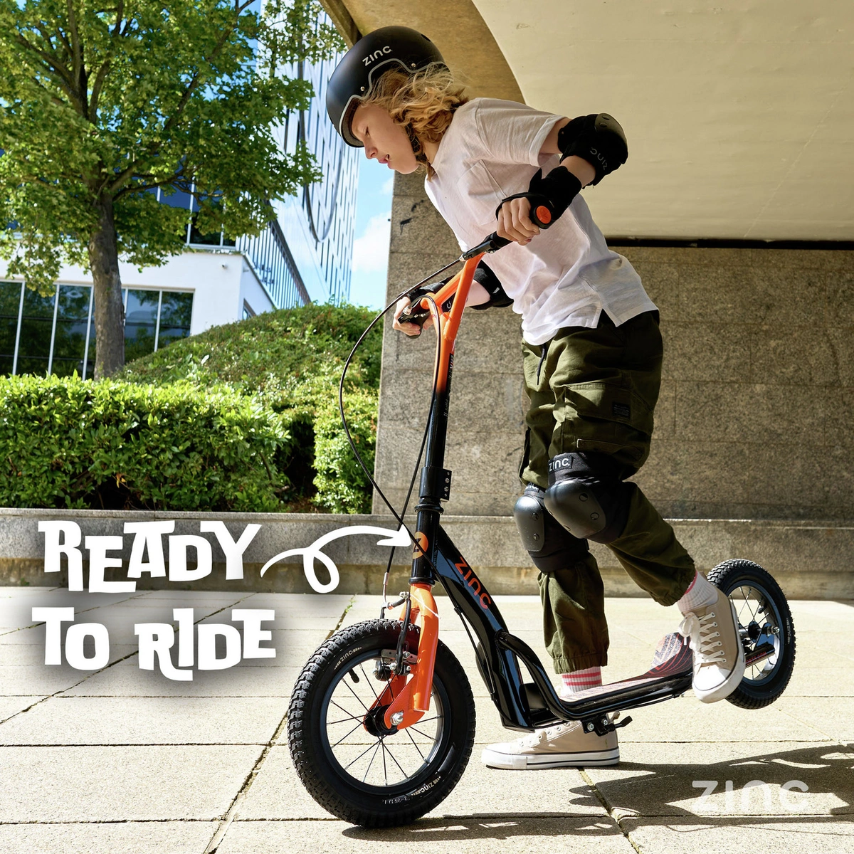 Zinc Radikal Kids BMX Scooter - Orange