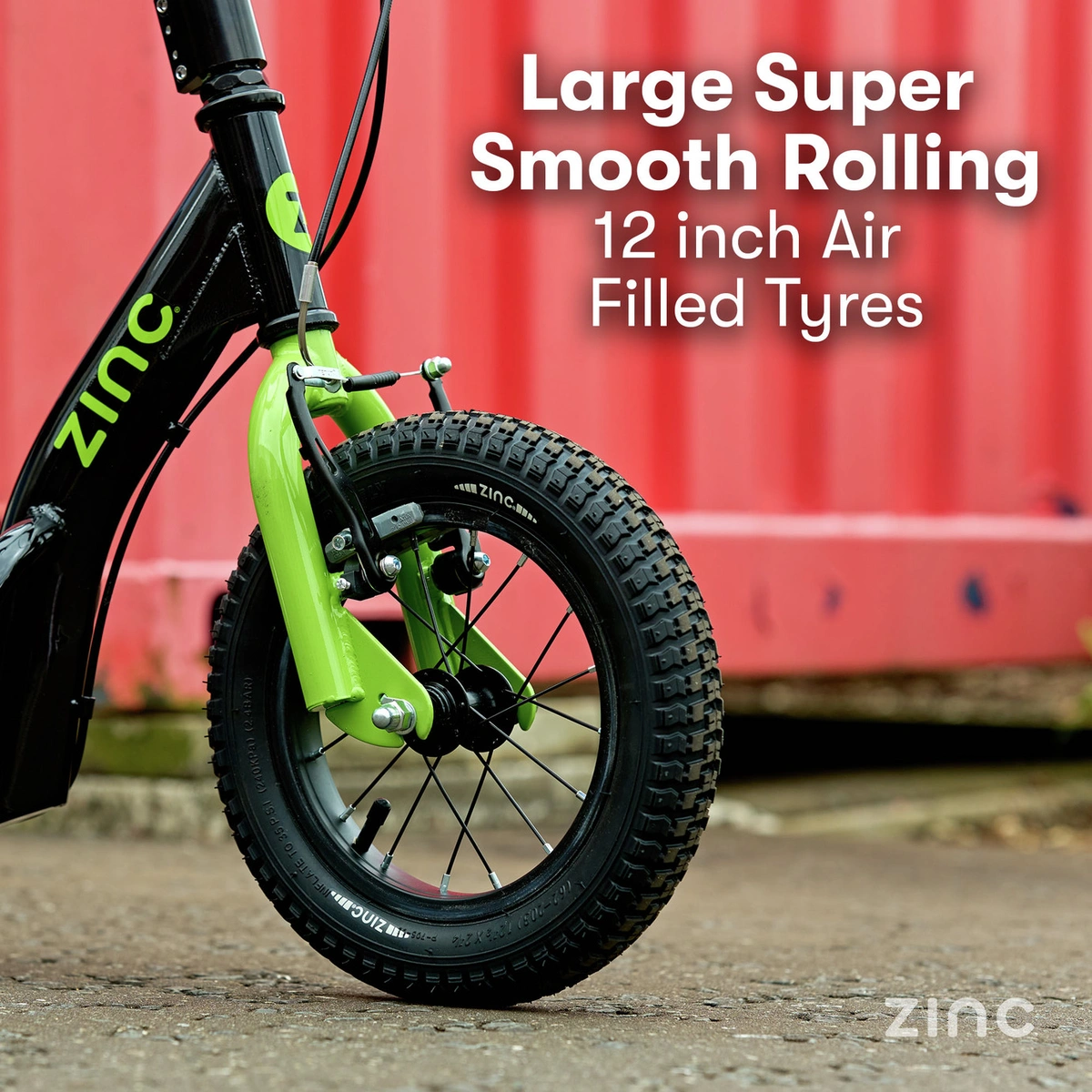 Zinc Radikal Kids BMX Scooter - Green