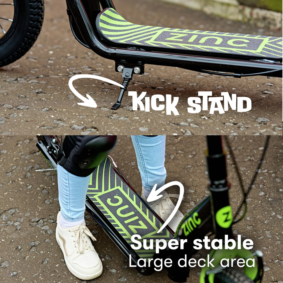 Zinc Radikal Kids BMX Scooter - Green