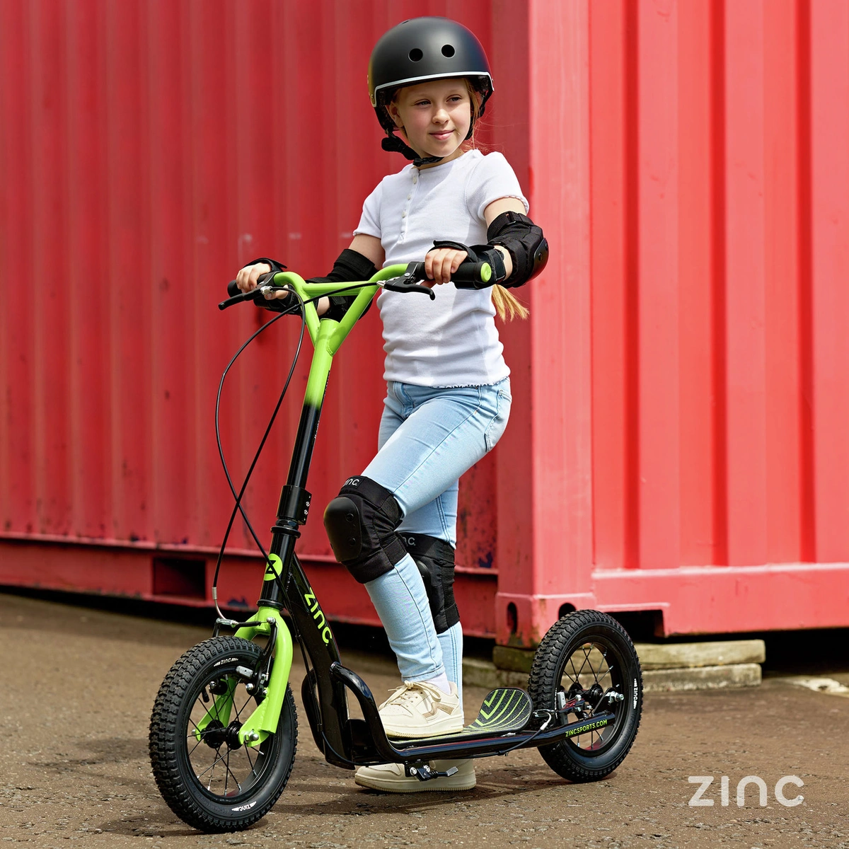 Zinc Radikal Kids BMX Scooter - Green