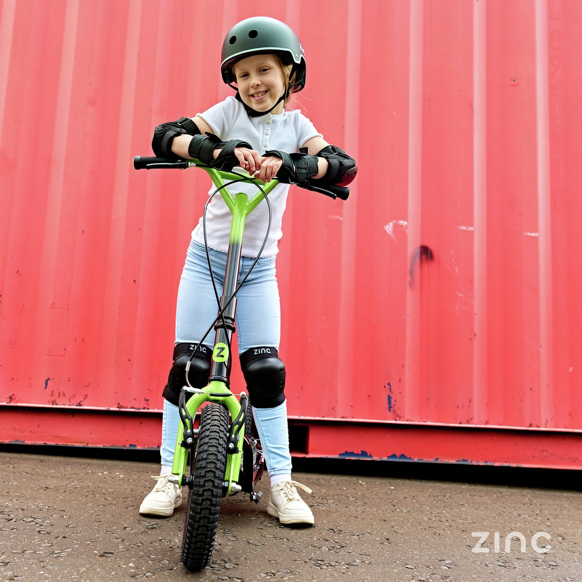 Zinc Radikal Kids BMX Scooter - Green