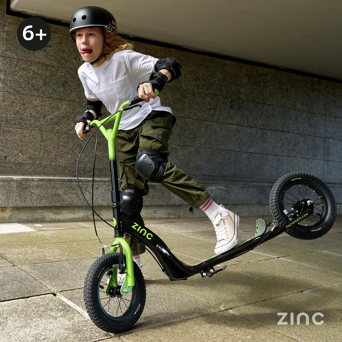 Zinc Radikal Kids BMX Scooter - Green