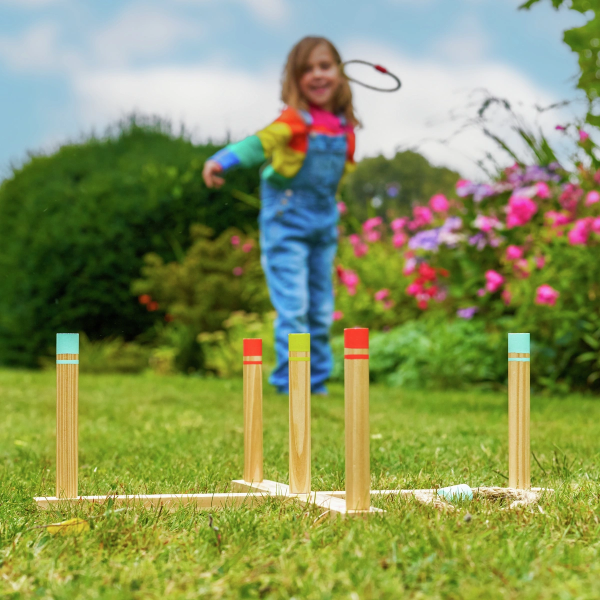 TP Wooden Ring Toss Game