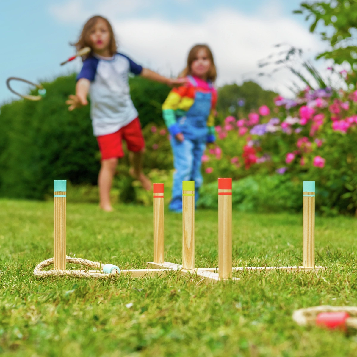TP Wooden Ring Toss Game