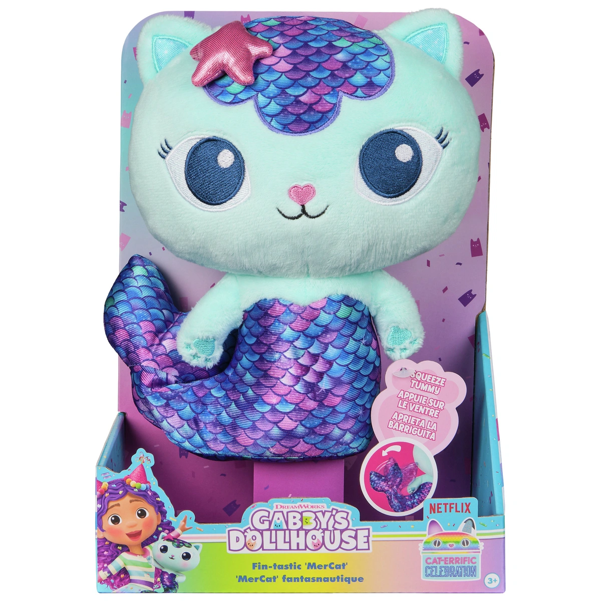 Gabby's Dollhouse Mercat Plush Toy