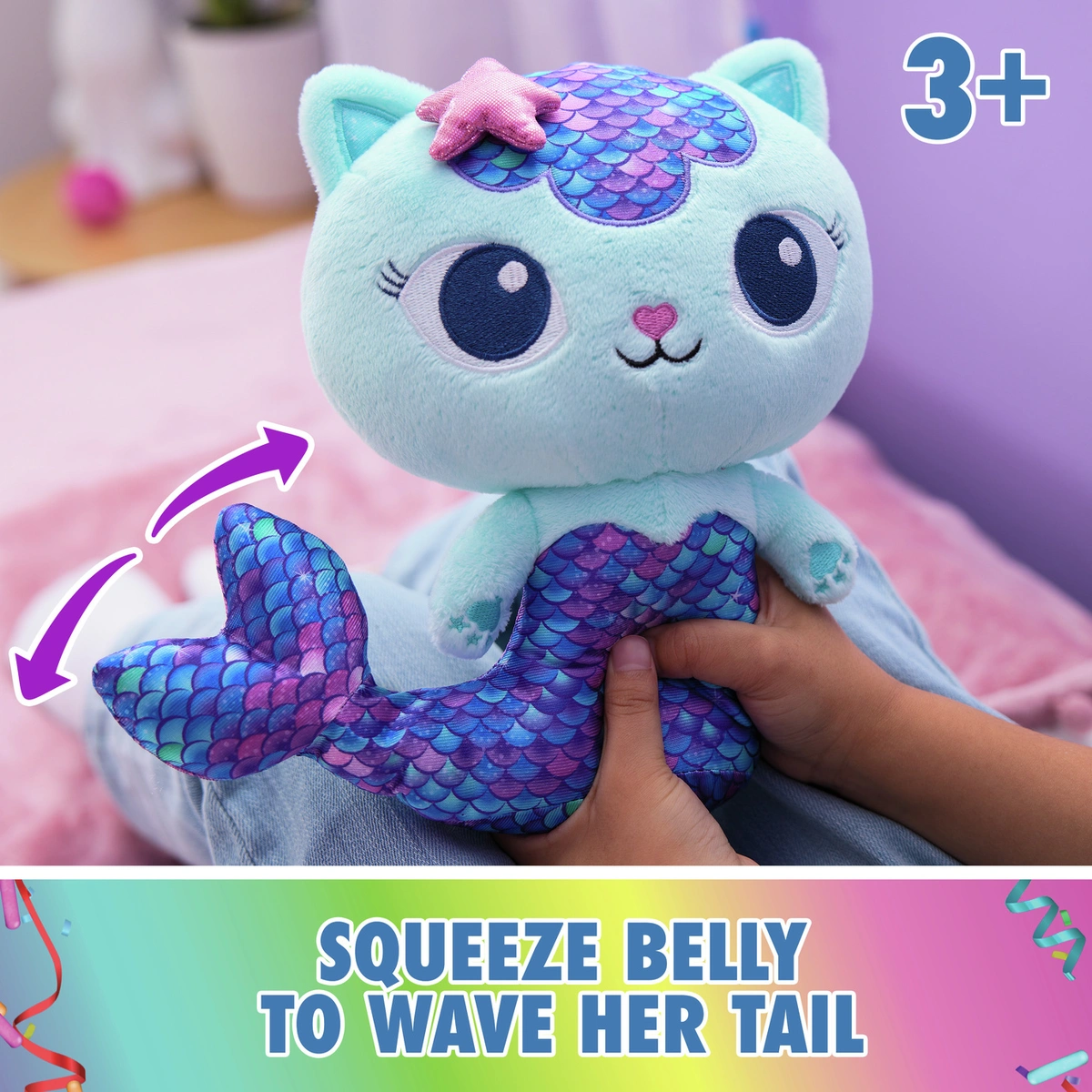 Gabby's Dollhouse Mercat Plush Toy