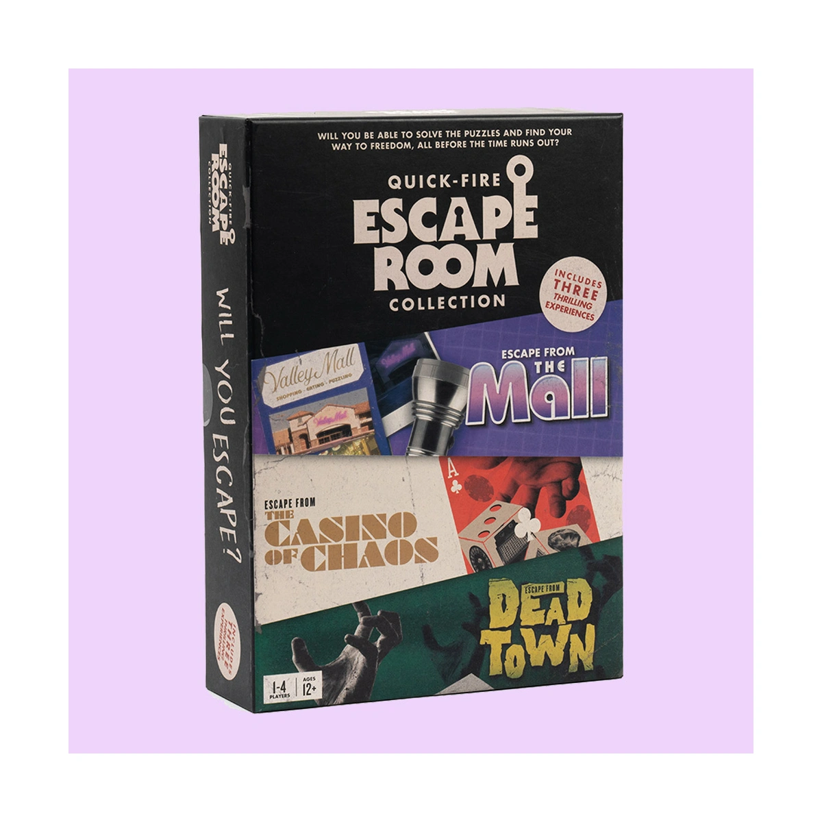 Menkind Set Of 3 Escape Room Quickfire Game