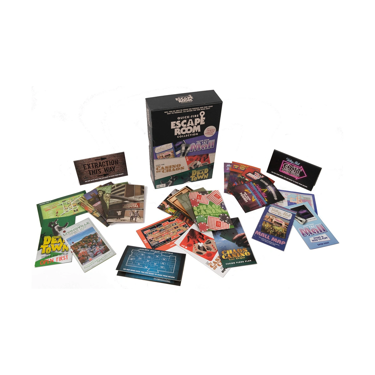 Menkind Set Of 3 Escape Room Quickfire Game