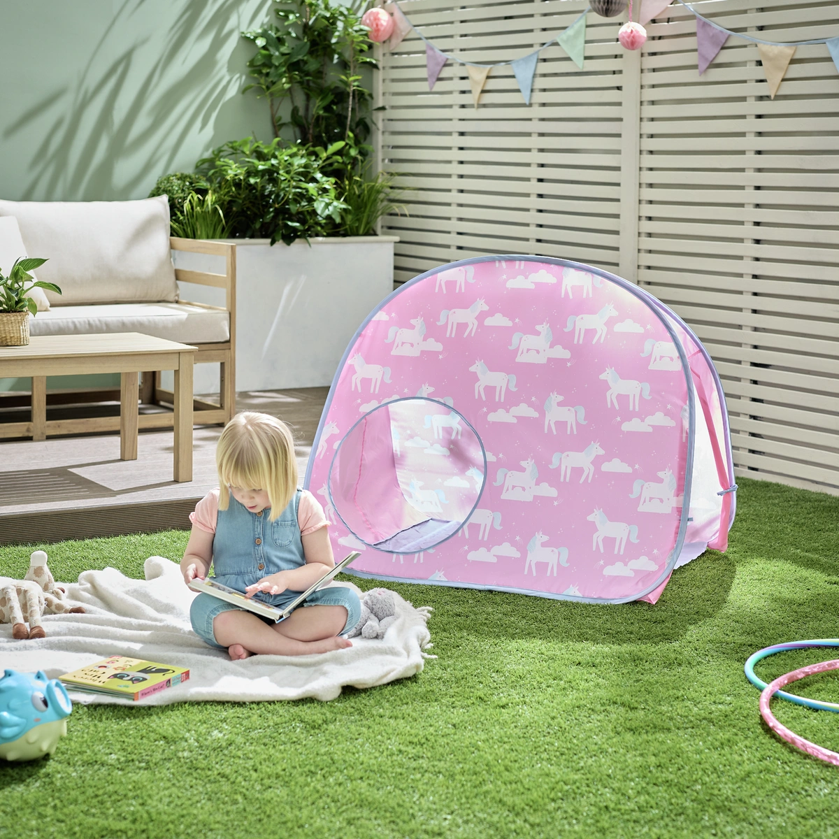 Chad Valley Pink Play Tent