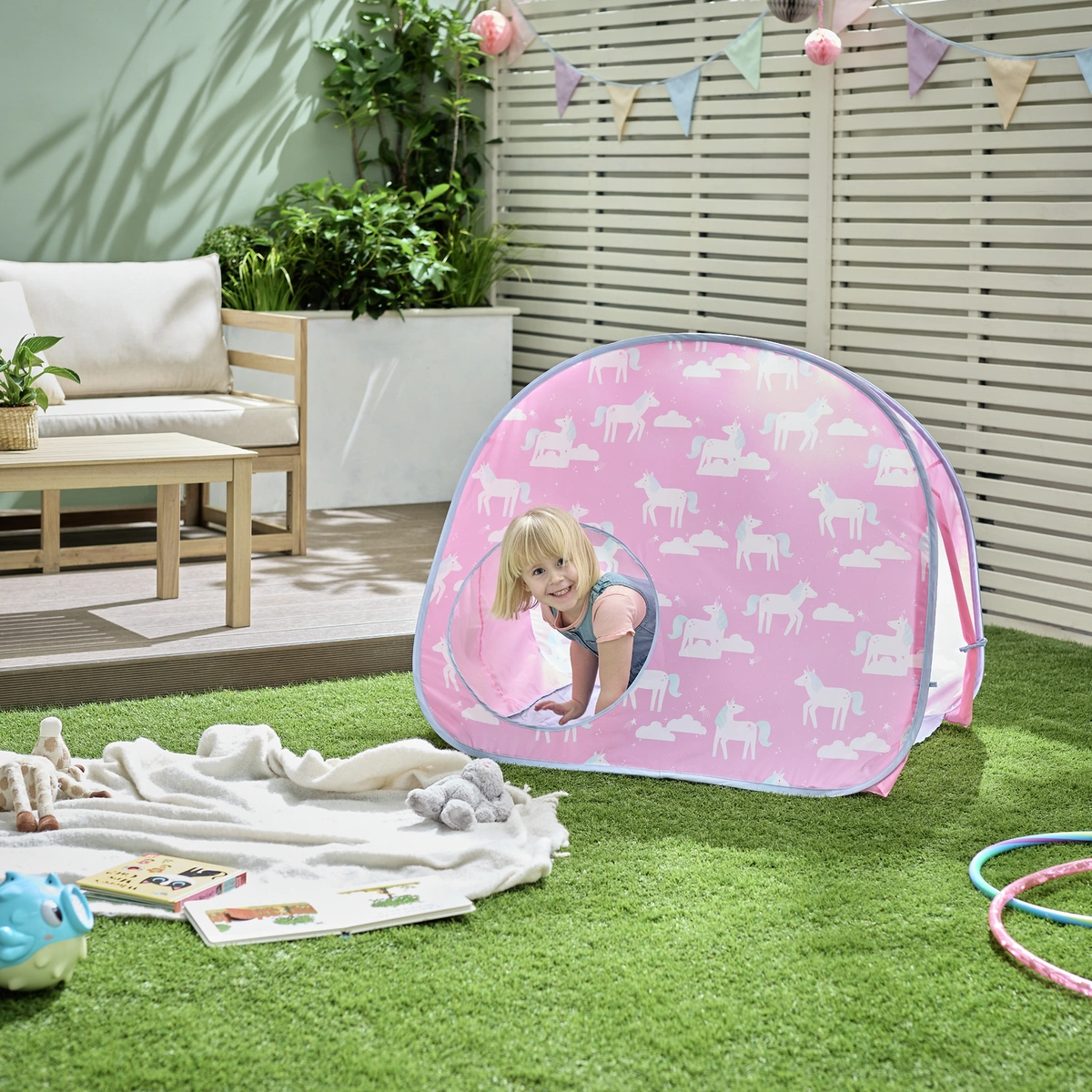 Chad Valley Pink Play Tent