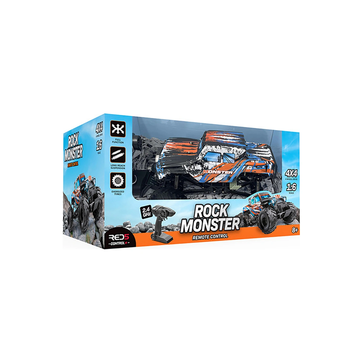 Menkind RED5 Rock Monster Radio Controlled Car
