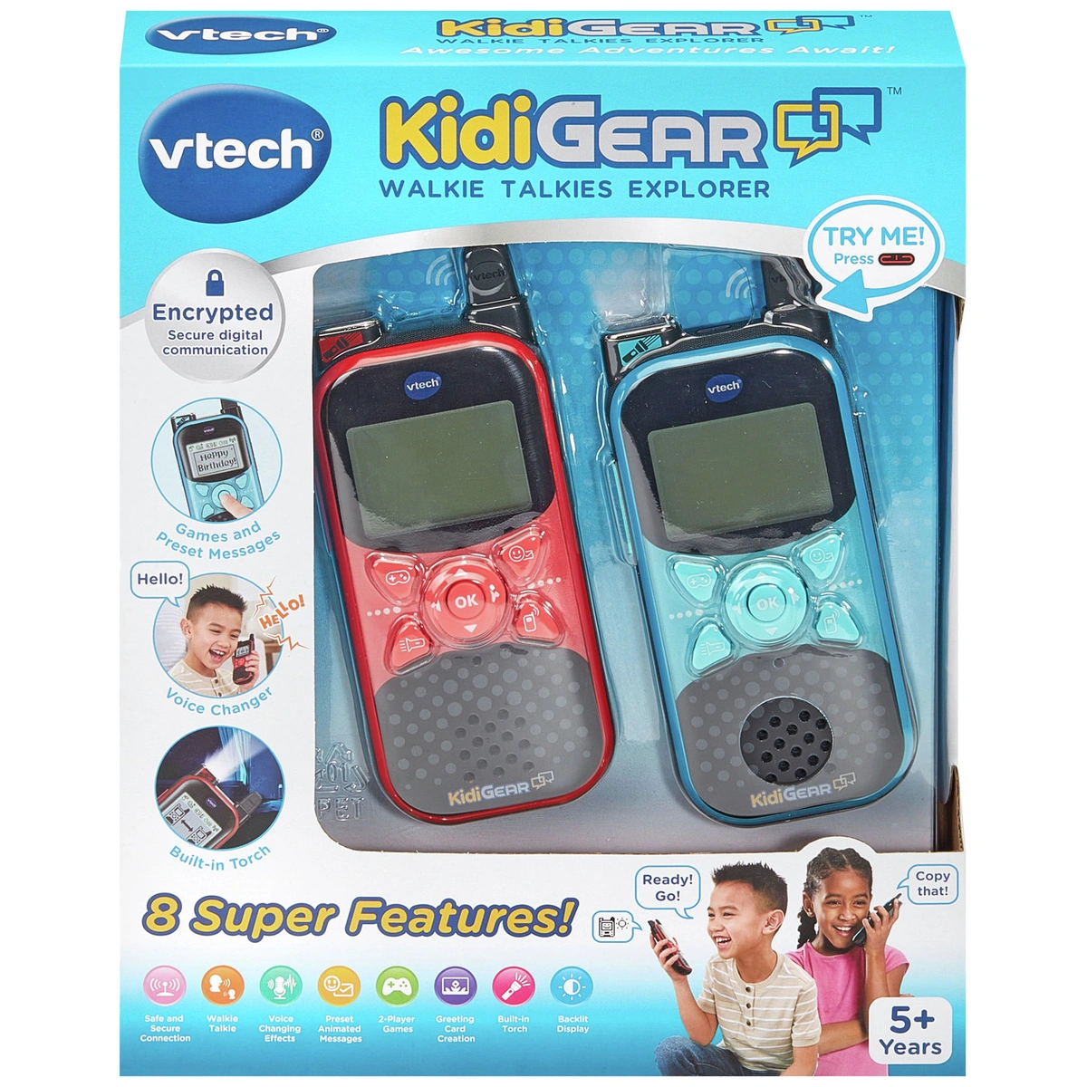 VTech Kidigear Walkie Talkies Explorer