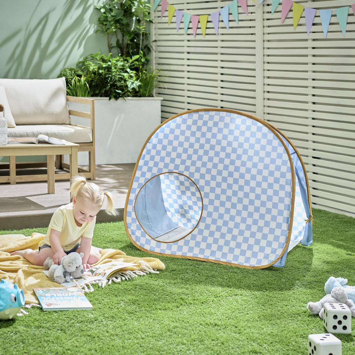 Chad Valley Blue Play Tent