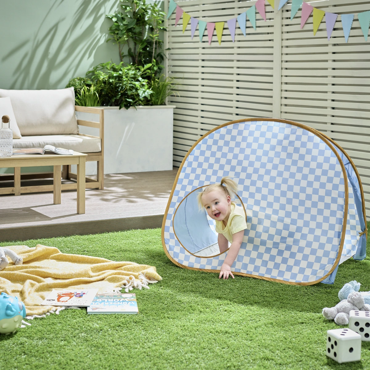 Chad Valley Blue Play Tent