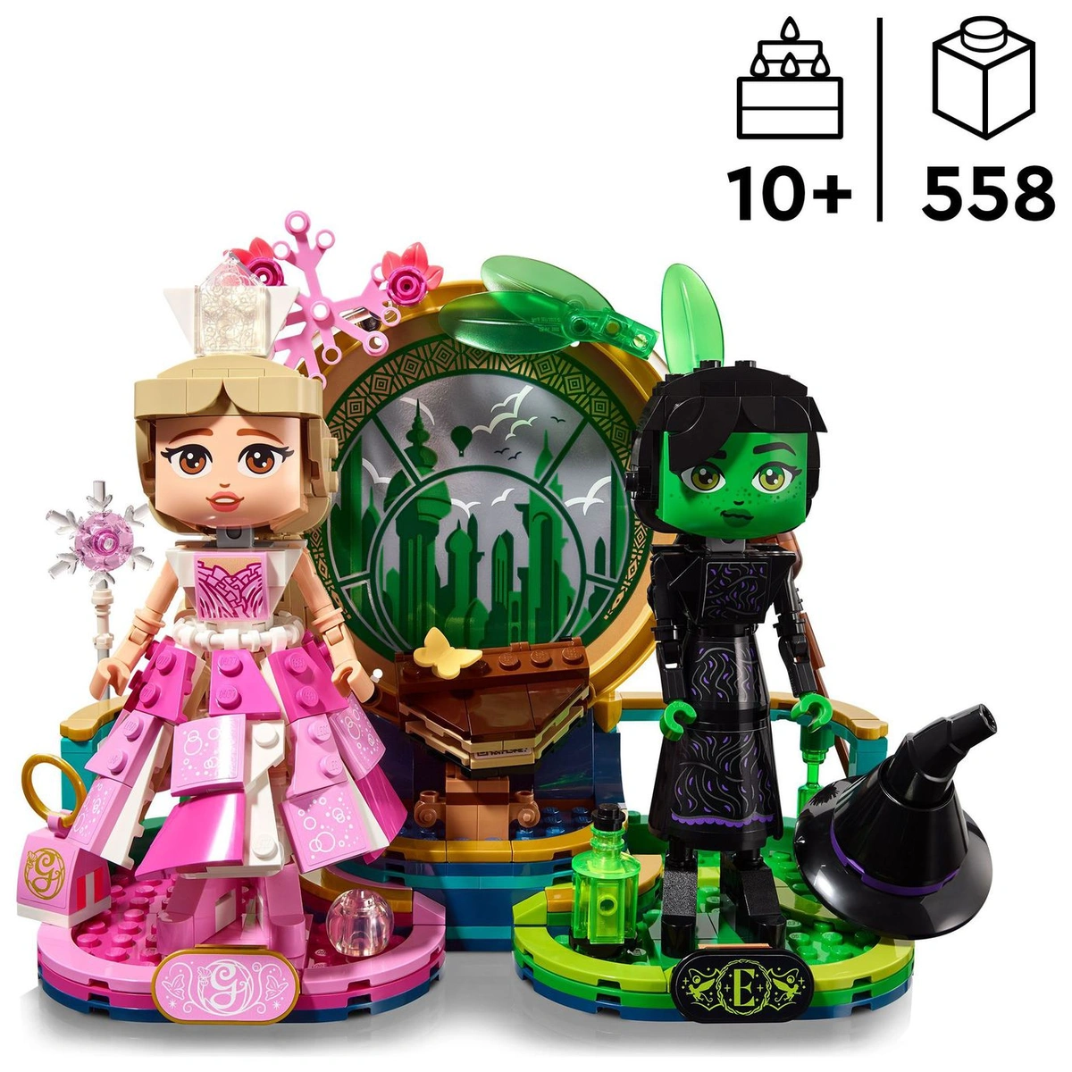 LEGO Wicked Elphaba & Glinda Figures Building Toy Set 75682