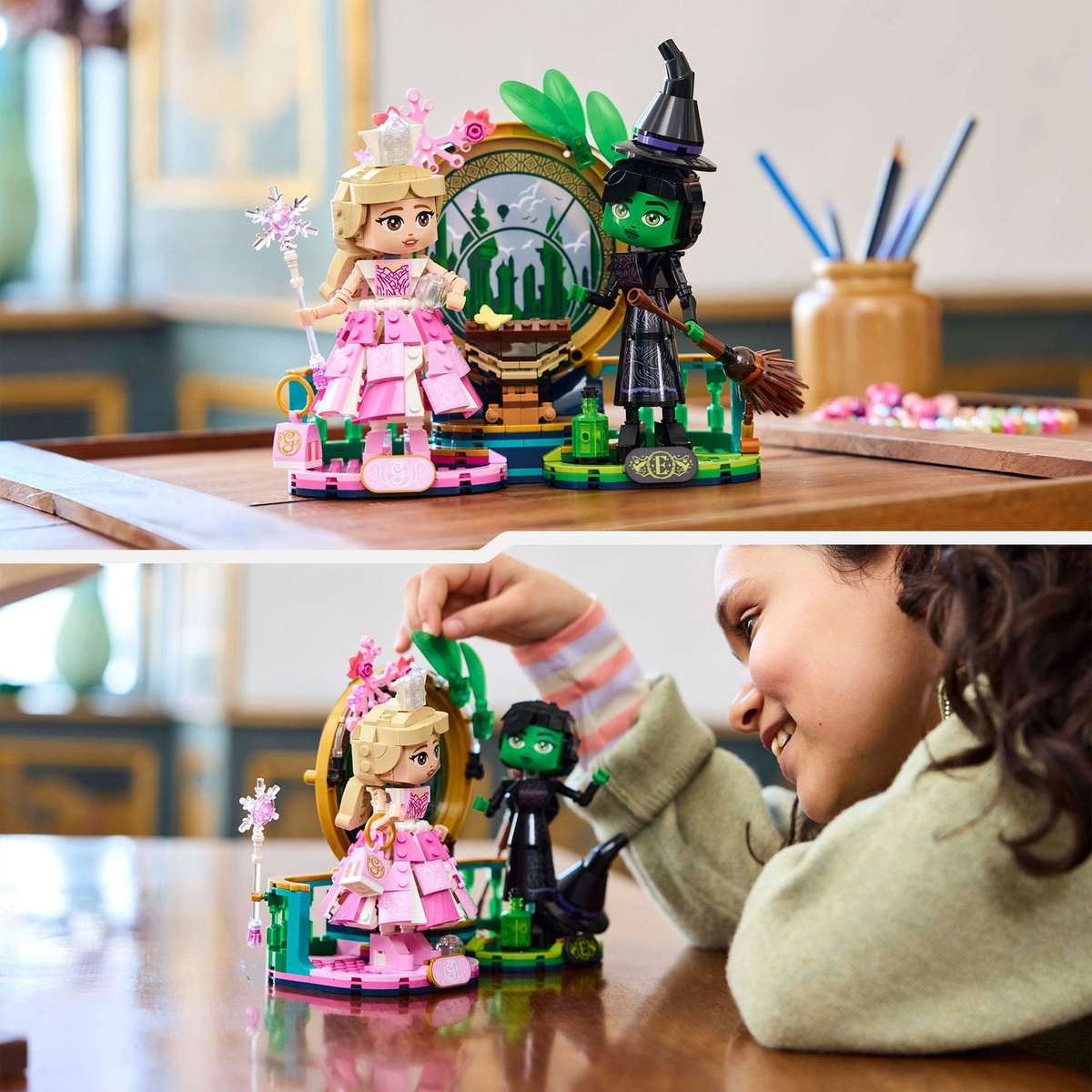 LEGO Wicked Elphaba & Glinda Figures Building Toy Set 75682