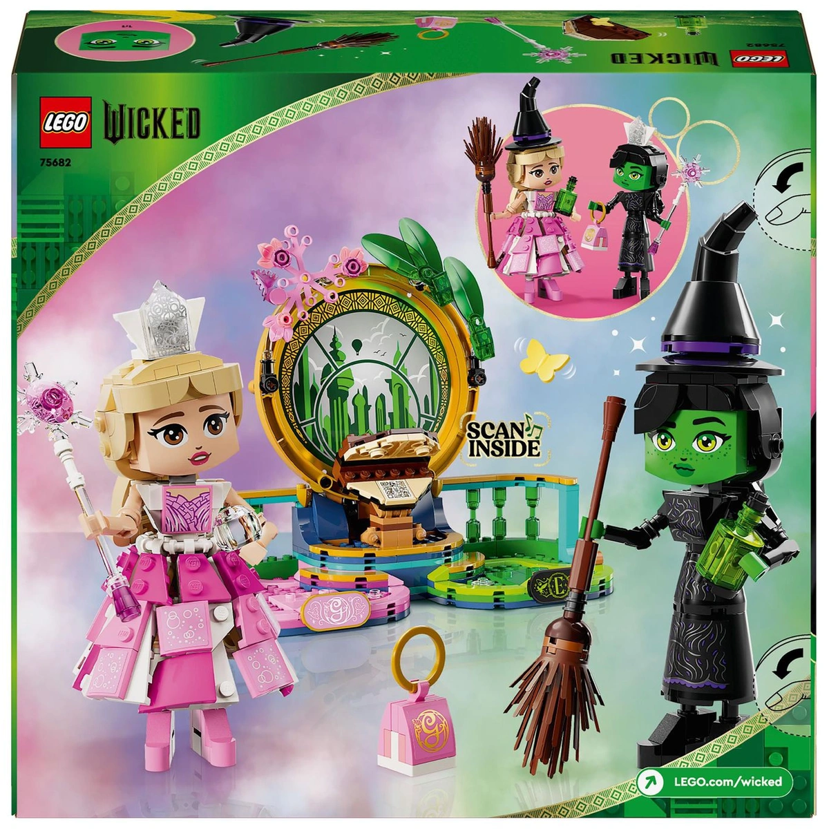 LEGO Wicked Elphaba & Glinda Figures Building Toy Set 75682