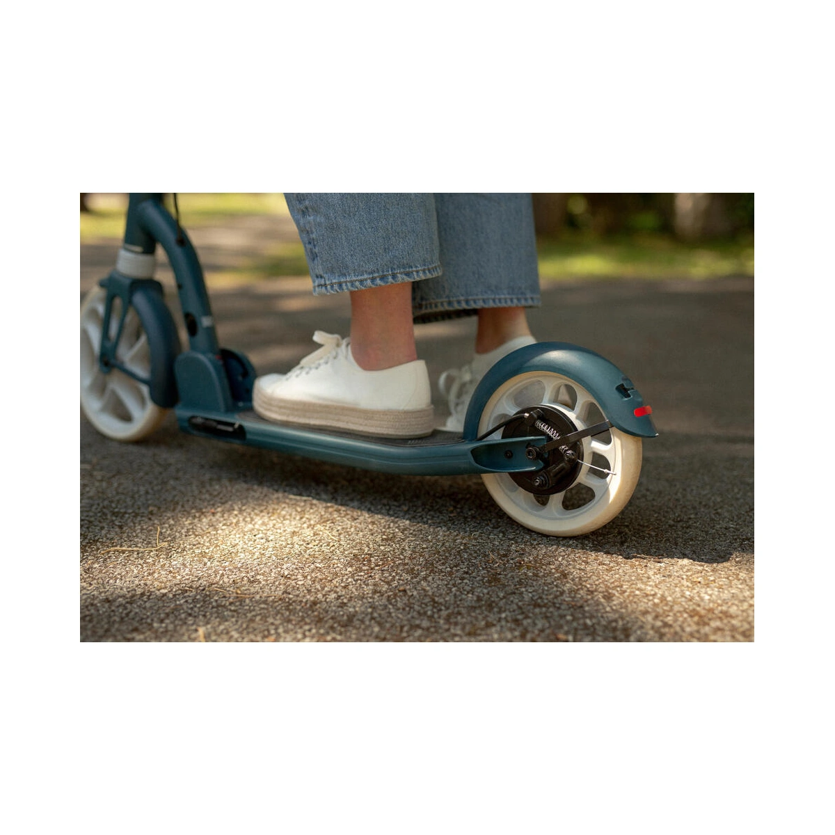 Decathlon Ride 500 Adult Foldable Inline Scooter - Blue