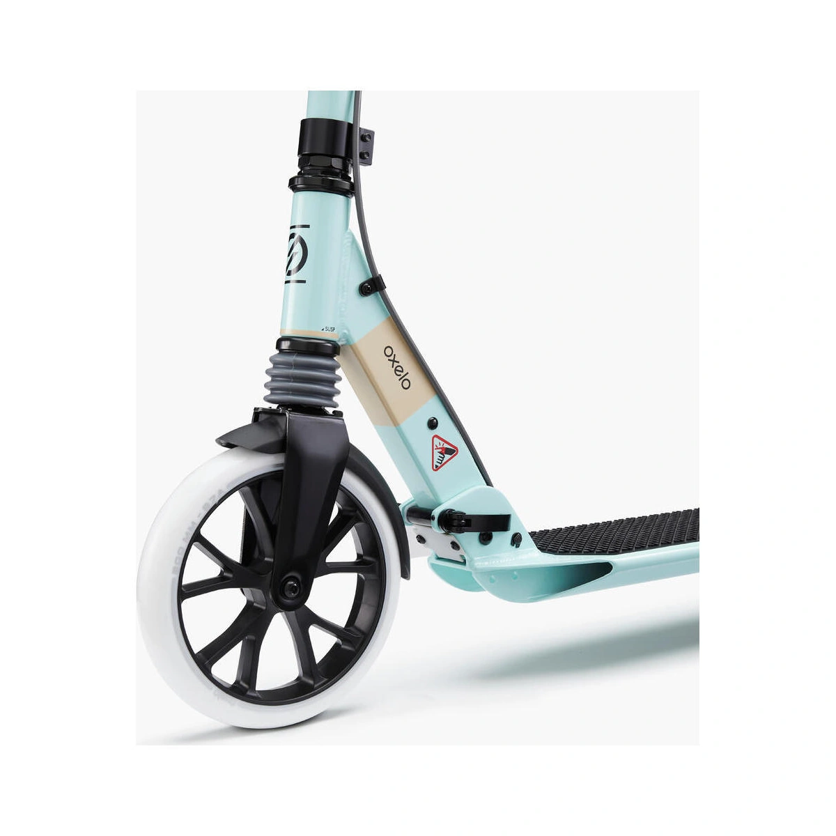 Decathlon Town 7XL Adult Foldable Inline Scooter - Green