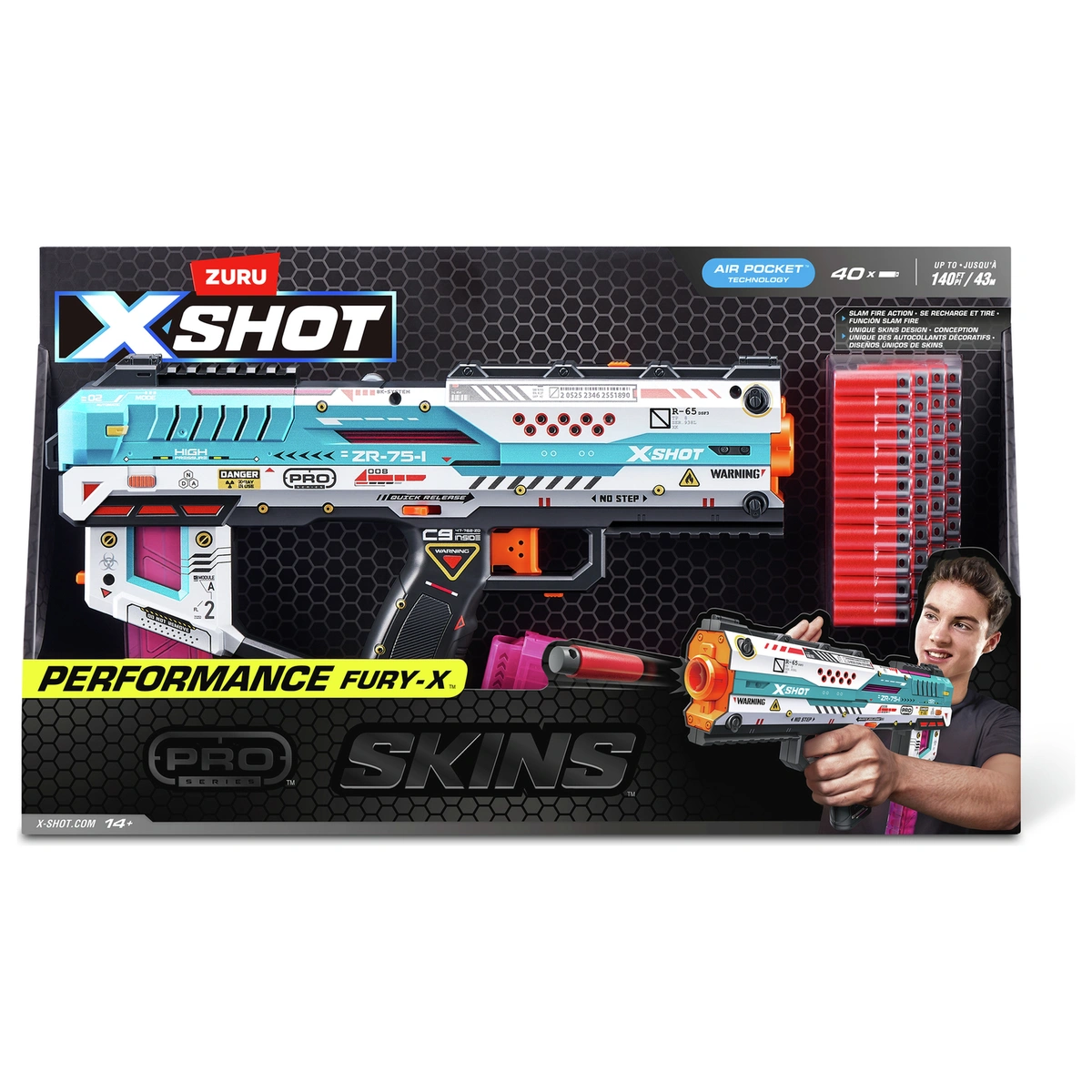 Zuru X-Shot Skins Pro Series Fury Blaster