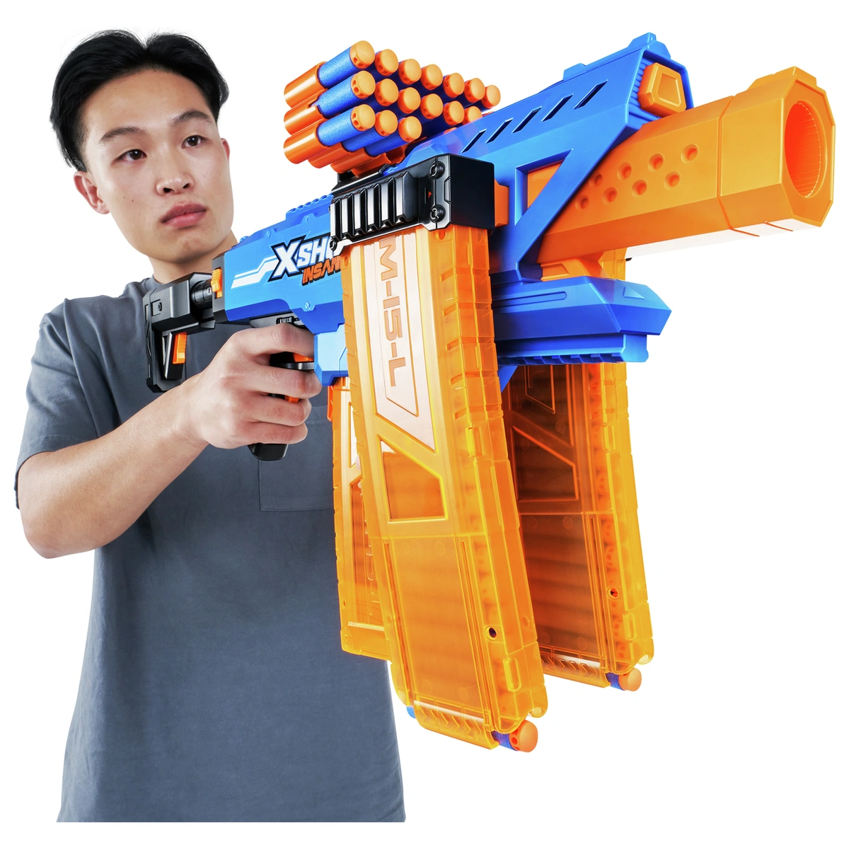 XSHOT Insanity Motorized Clip Mania (72 Darts)