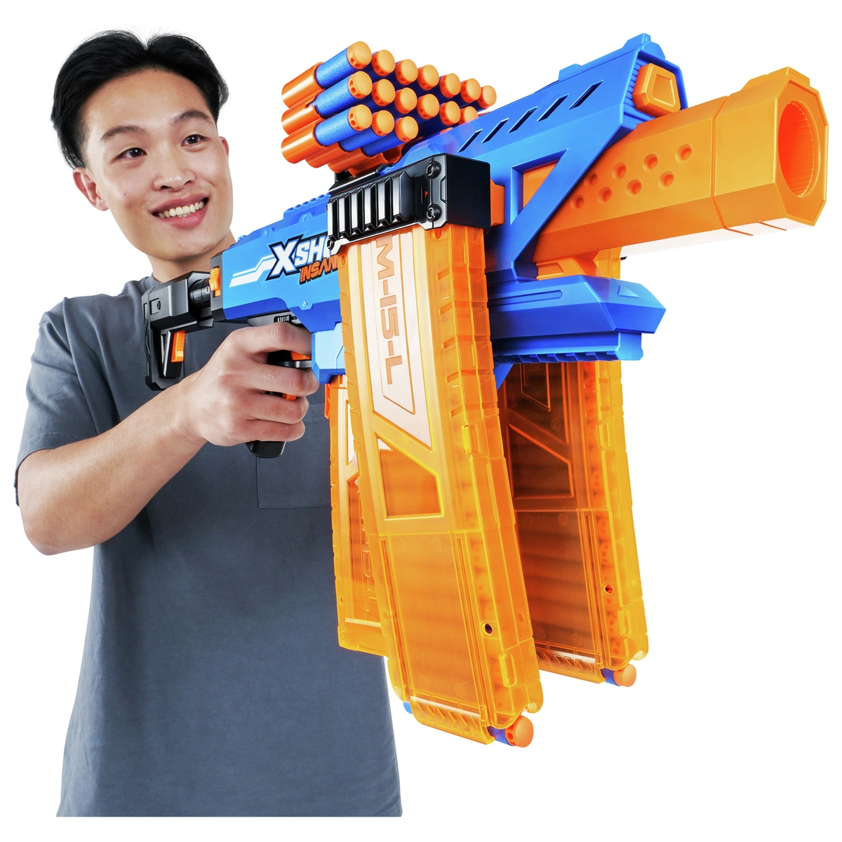 XSHOT Insanity Motorized Clip Mania (72 Darts)