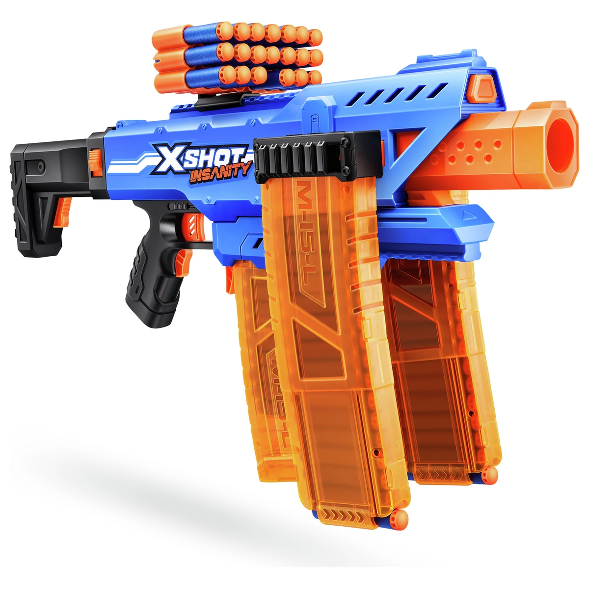 XSHOT Insanity Motorized Clip Mania (72 Darts)