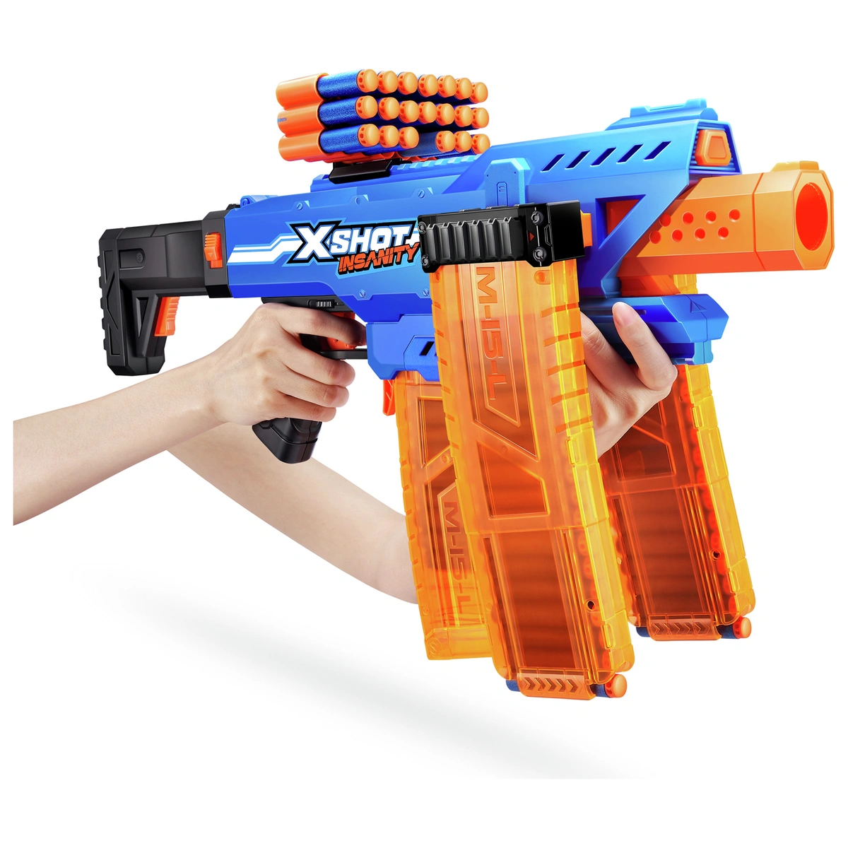 XSHOT Insanity Motorized Clip Mania (72 Darts)