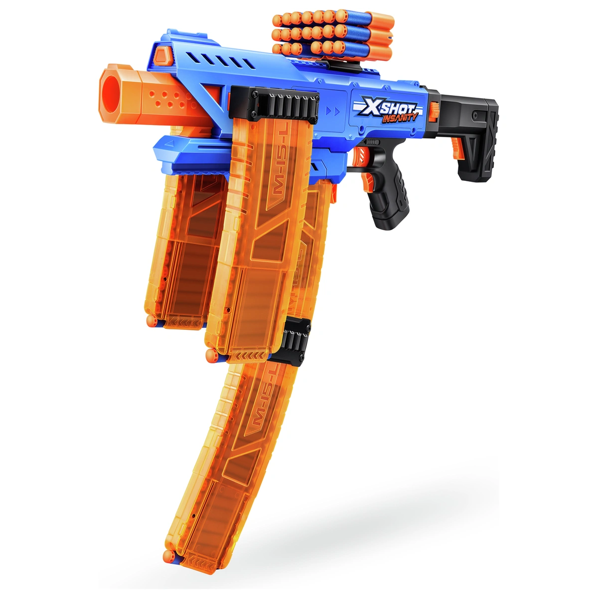 XSHOT Insanity Motorized Clip Mania (72 Darts)
