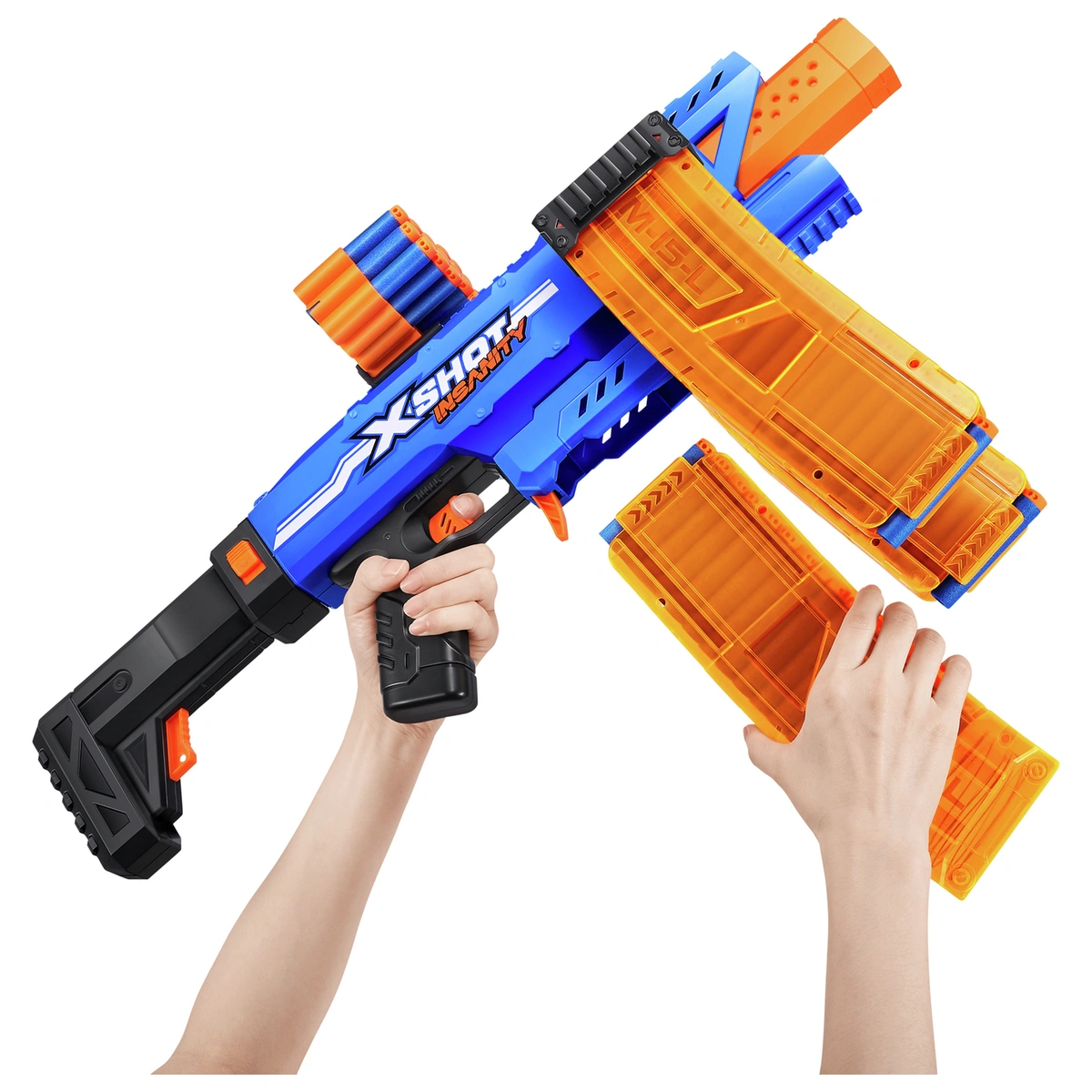 XSHOT Insanity Motorized Clip Mania (72 Darts)